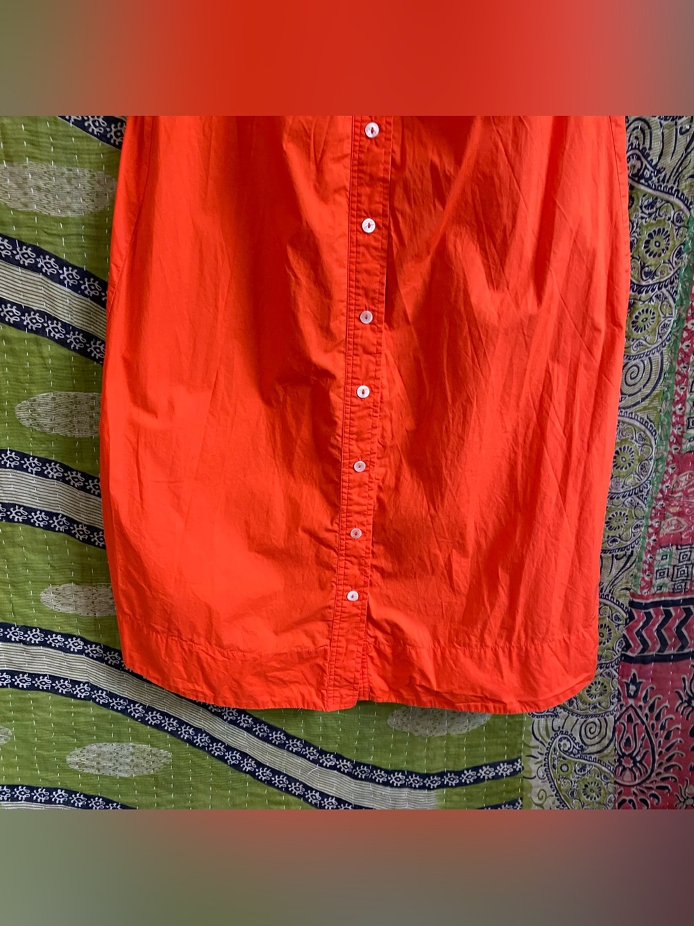 Ramy Brook Bright Lily Mihal Twisty Top Button Down Midi Dress Size Medium - Picture 9 of 15